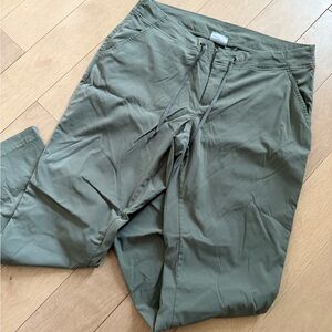 Columbia Sage Green Track Pants hiking outdoor
